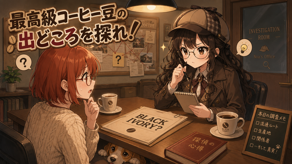 ブラック・アイボリーについて事情聴取するのあホームズとまさみ